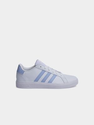 Junior Grand Court White/Blue Sneaker