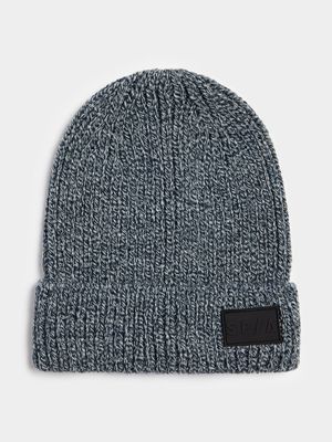 Sneaker Factory Ribbed Marled Grey Beanie