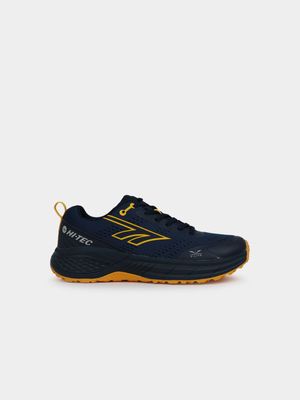 Mens Hi-tec Trail Enduro Navy/Yellow Sneaker