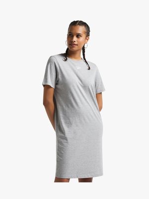 Women's Reebok Grey T-Shirt Dress