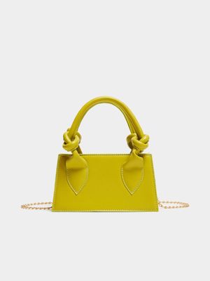 Women's Green Knot Detail Bag