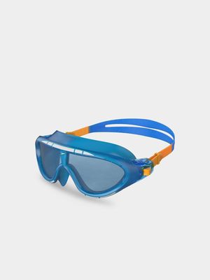 Junior Speedo Biofuse Rift Blue/Orange Goggles