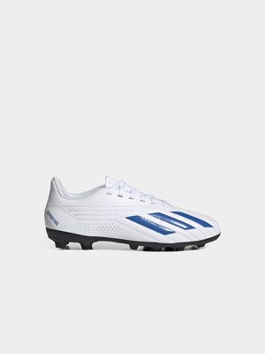 Junior adidas Deportivo White/Blue Boots