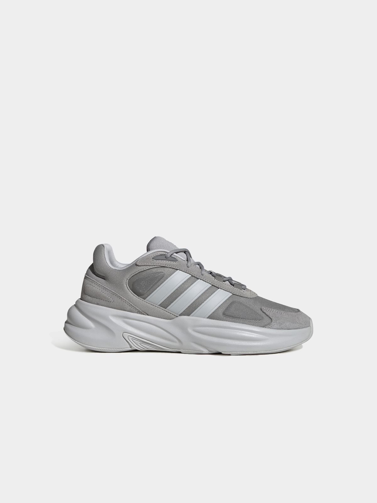 Mens adidas Ozelle Cloudfoam Grey Sneakers - Bash.com