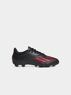 Junior adidas Deportivo Black/Red Boot