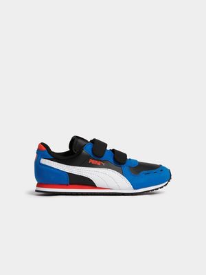Pre-School Puma Black/Blue/White/Red Cabana Racer Sneaker