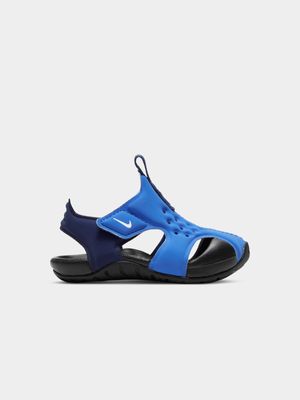 Junior Infant Nike Sunray Protect 2 Blue/Black Sandals