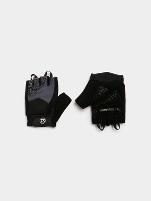 TS Pro-Grip Grey Fitness Gloves