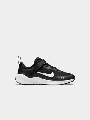 Junior Pre-School Nike Revolution 7 Black/White Running Shoes