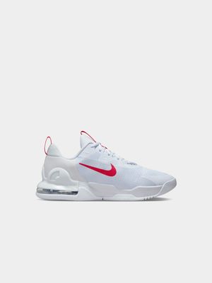Mens Nike Air Max Alpha Trainer 5 Grey/Red Training Shoes