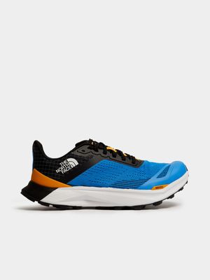 Mens The North Face Vectiv Infinite 2 Blue/Black/Yellow Trail Running Shoes