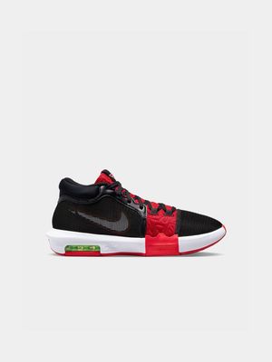 Mens Nike Lebron Witness 8 Black/Red/White Basketball Shoes