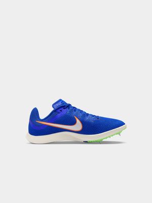 Mens Nike Zoom Rival Distance Blue/White Sprinter Shoes