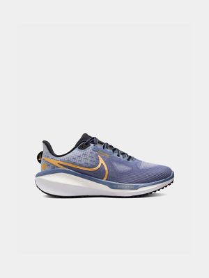 Womens Nike Vomero 17 Dissused Blue/Metallic Gold Running Shoes