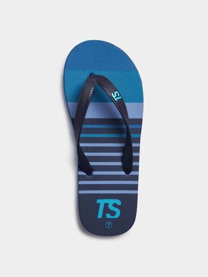 Mens TS Navy/Blue Thin Stripes '23 Sandals