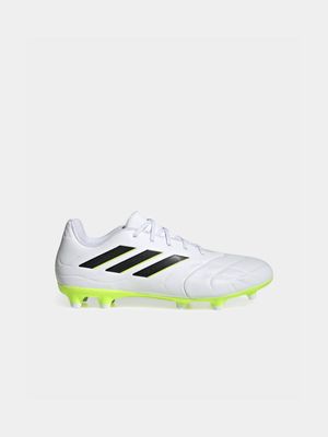 Mens adidas Copa Pure II.3 White/Lucid Lemon Boots