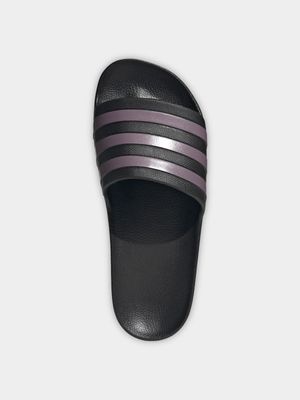 Womens adidas Adilette Black Sandals