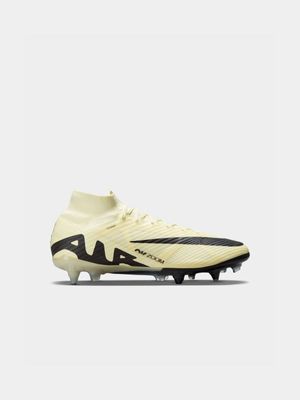Mens Nike Mercurial Superfly 9 Elite Soft-Ground Yellow/Black Soccer Boots