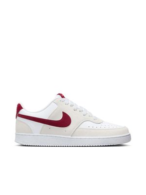 Womens Nike Court Vision V-Day White/Red Sneakers