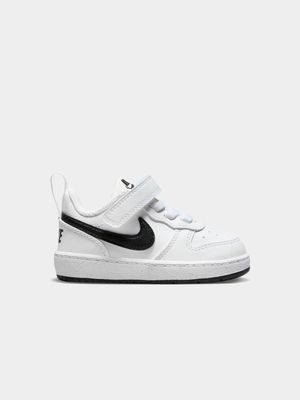 Junior Infant Nike Court Borough Low White/Black Sneakers