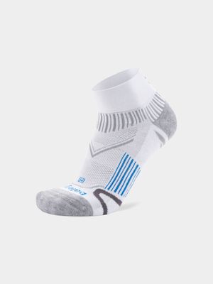 Balega Enduro Quarter White Anklet Socks