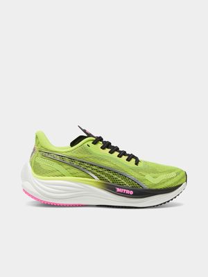 Womens Puma Velocity Nitro 3 Psychedelic Rush Lime Running Shoes