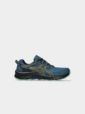Mens Asics Gel-Venture 9 Blue/Black Trail Running Shoes