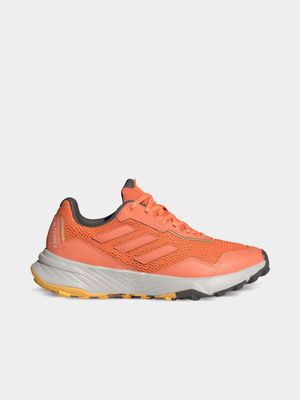 Womens adidas Tracefinder Semi Spark/Amber Tint/Charcoal Trail Running Shoes