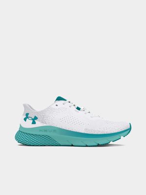 Womens Under Armour Hovr Turbulence 2 White/Circut Teal Running Shoes