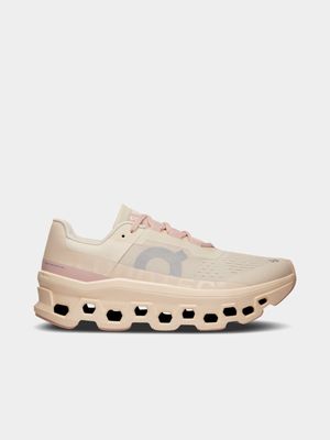 Womens On Running Cloudmonster Moon/Fawn Running Shoes