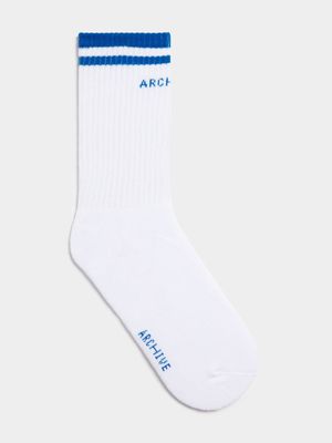 Archive Unisex Blue/White Socks