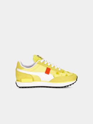 Puma Junior Future Rider Spongebob Yellow Sneaker