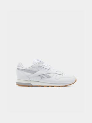 Reebok Women's Classics Leather White/Grey Sneaker