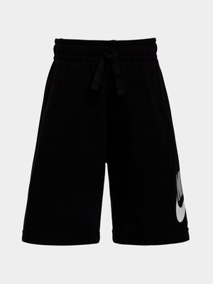 Nike Boys Kids Club Black Shorts