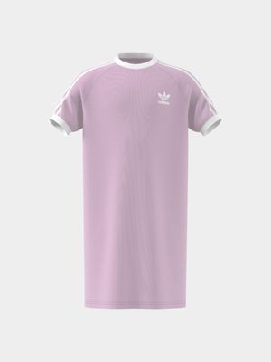 adidas Originals Girls Kids Loose Pink T-shirt Dress