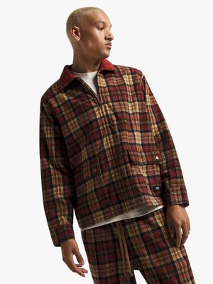 Vans Men's Whitney Multicolour Plaid Jacket