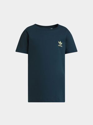 adidas Originals Unisex Kids Essentials Navy T-shirt