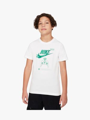 Nike Unisex Youth White T-shirt