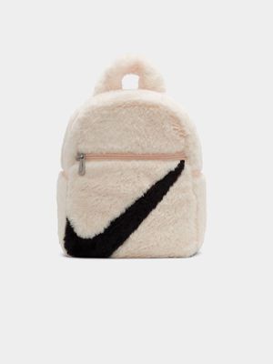 Nike Women's NSW Futura 365 Faux Fur Pink Mini Backpack