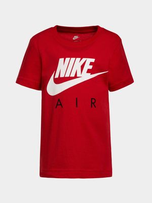 Nike Boys Kids Futura Red T-shirt