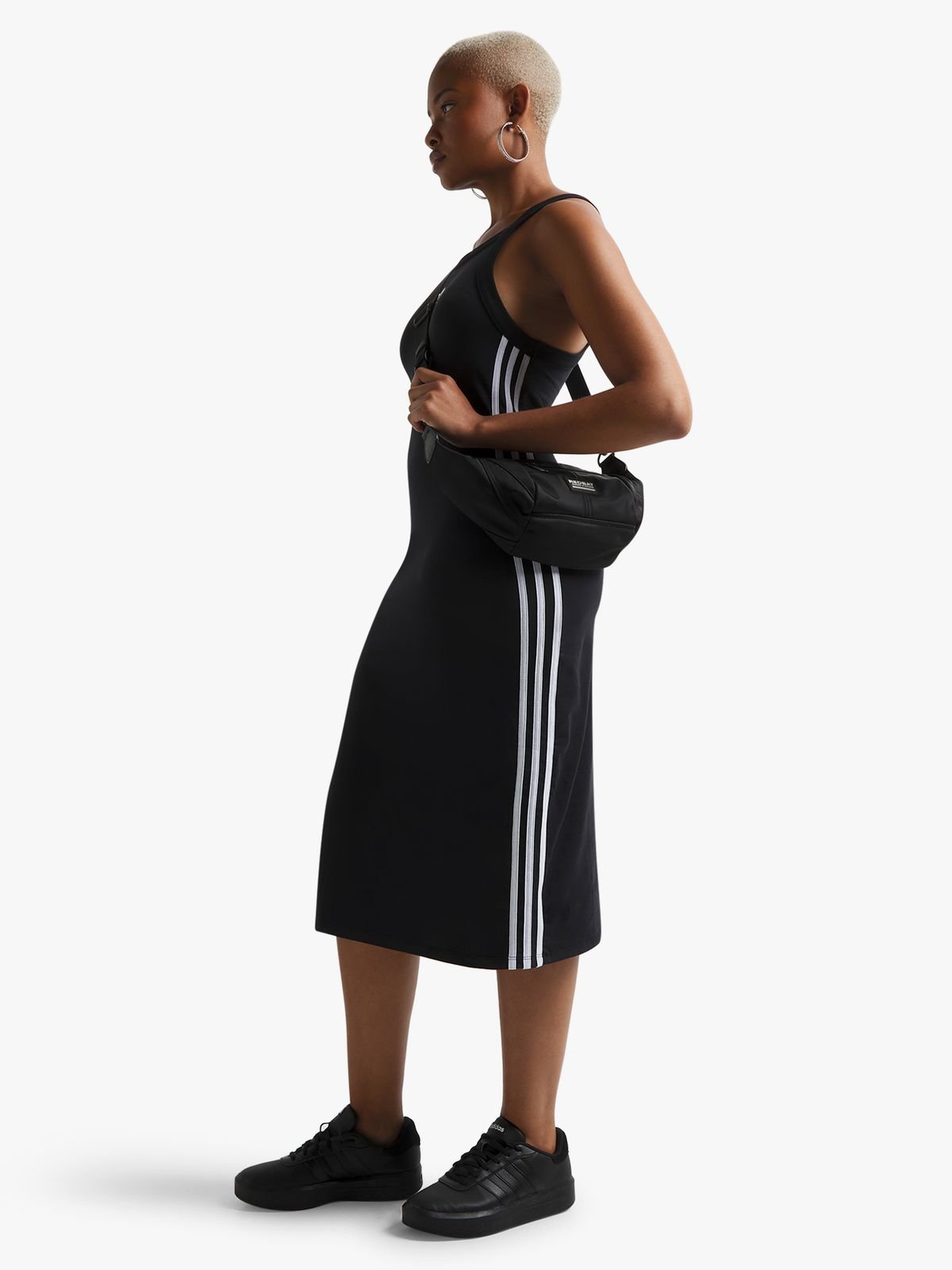 adidas Originals Women's Black Tank Dress - Bash.com