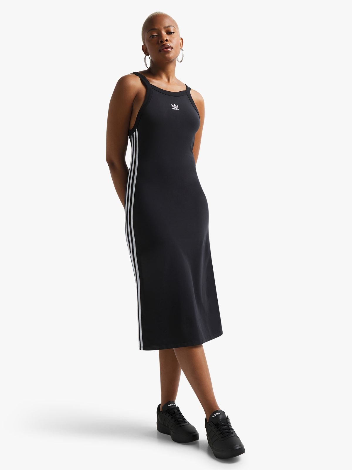 adidas Originals Women's Black Tank Dress - Bash.com