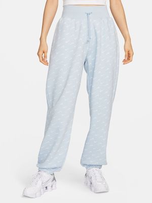 Nike Women's Phoenix Fleece Blue Sweatpants