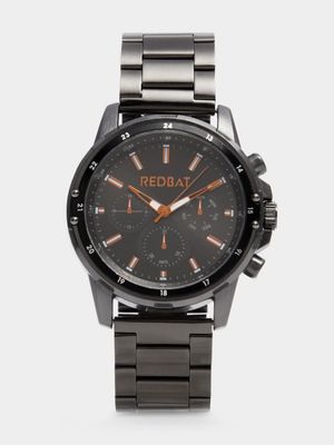 Redbat Unisex Metal Black Watch