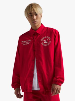 Redbat Men's Red Coach Jacket
