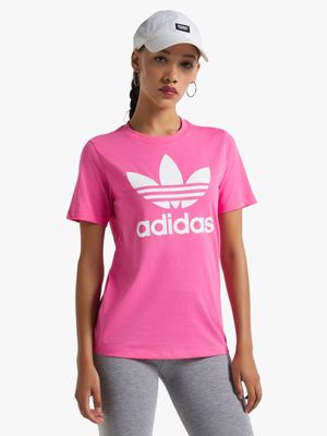 adidas Originals Women's Pink T-Shirt