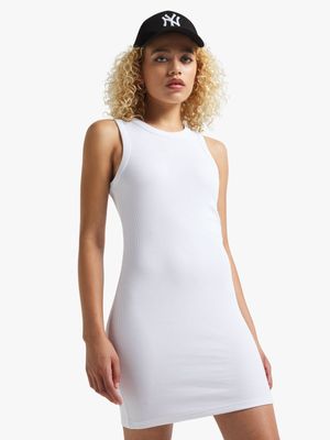 Redbat Classics Women's White Bodycon Dress