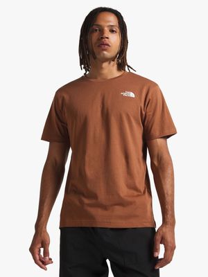 The North Face Men's Redbox Brown T-Shirt