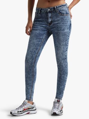 Redbat Women's Medium Wash Super Skinny Jeans