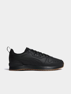Puma Men's R78 Leather Black Sneaker